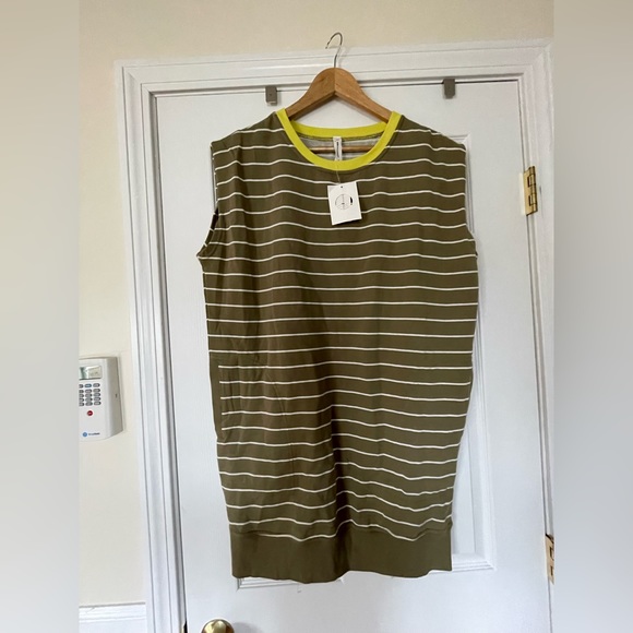 New Daily Practice by Anthropologie Striped Tee Dress Size Small NWT - Picture 6 of 9